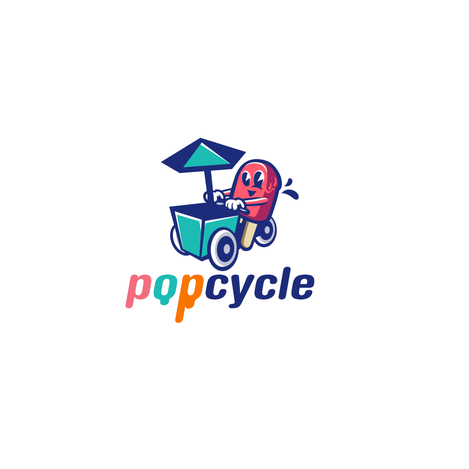 Logo Design entry 1959096 submitted by pinkfinstudios to the Logo Design for PopCycle run by Fawcett.r