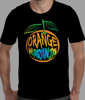 T-Shirt Design entry 1964969 submitted by andesign to the T-Shirt Design for Orange Naranja run by Blueflame1979