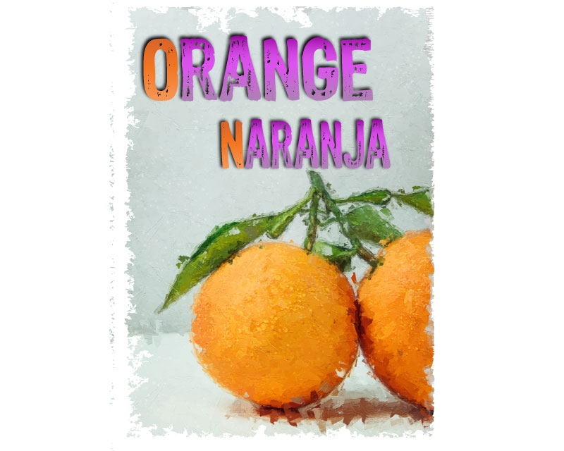 T-Shirt Design entry 1964983 submitted by Nitesh to the T-Shirt Design for Orange Naranja run by Blueflame1979