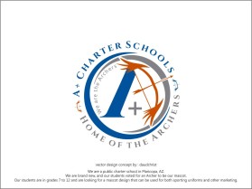 Logo Design entry 1967127 submitted by Laura19 to the Logo Design for A+ Charter Schools - Home of the Archers - www.aplusaz.org run by dnorris@aplusaz.org