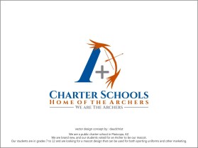Logo Design entry 1967128 submitted by valien to the Logo Design for A+ Charter Schools - Home of the Archers - www.aplusaz.org run by dnorris@aplusaz.org
