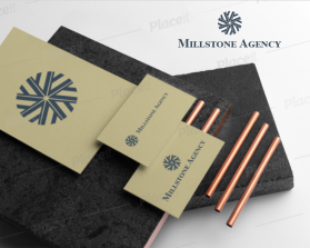 Logo Design entry 1967343 submitted by jump.ant to the Logo Design for Millstone Agency run by Bennets3