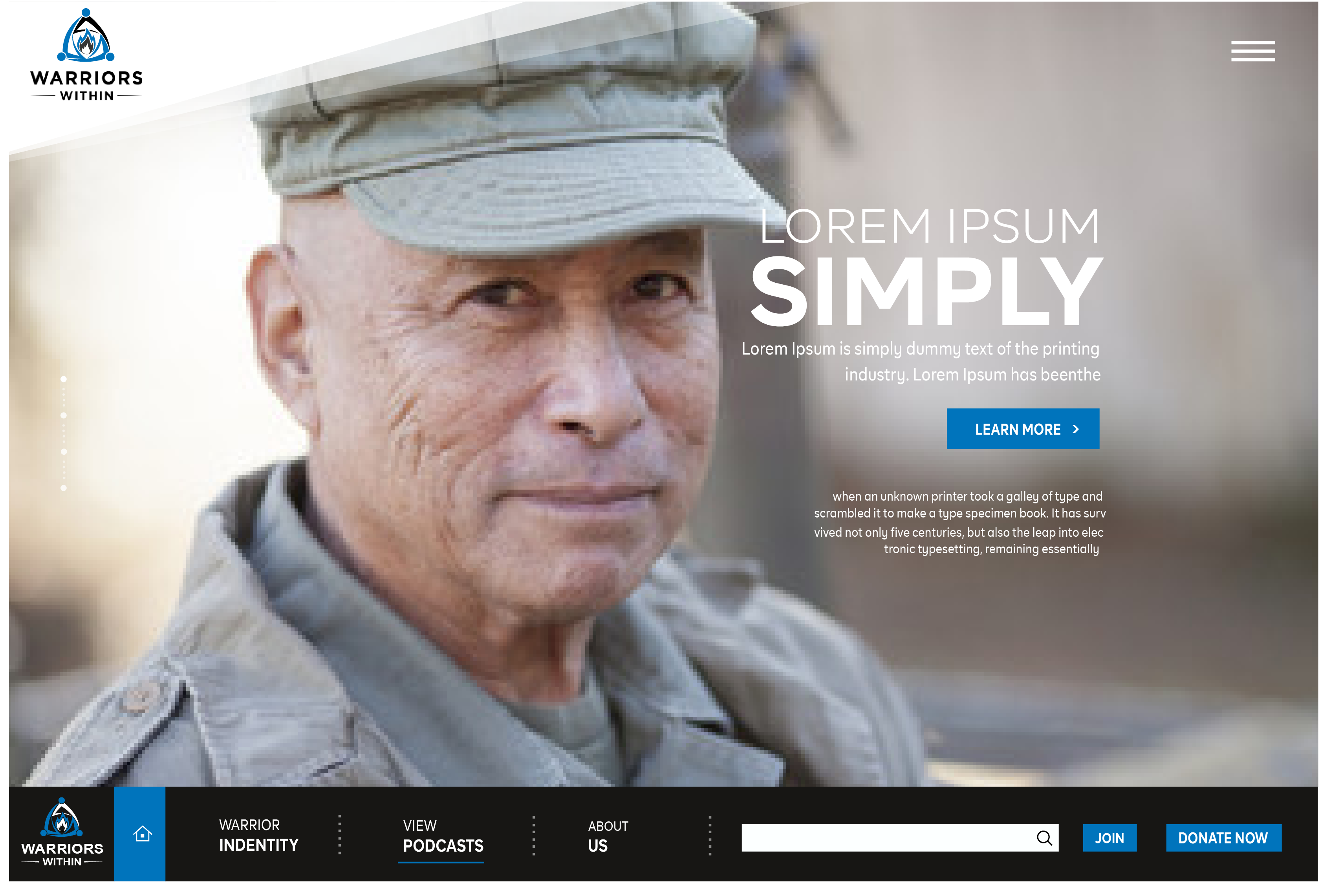 Web Design entry 2038316 submitted by Sasandira