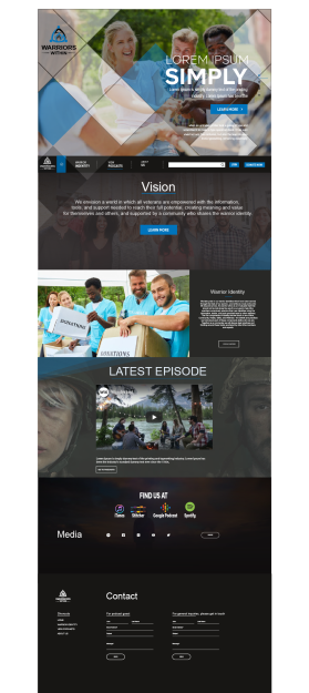 Web Design entry 2042612 submitted by Sasandira