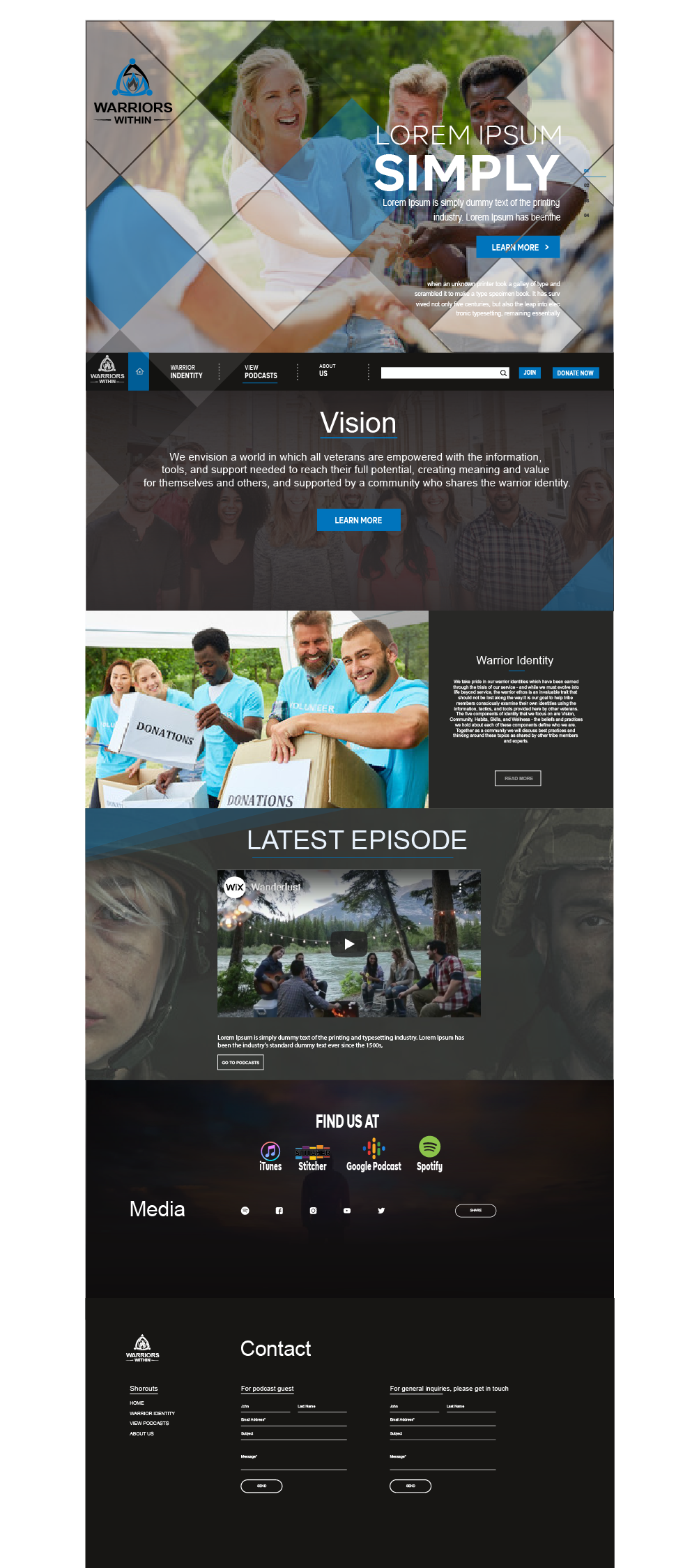 Web Design entry 2042612 submitted by Sasandira