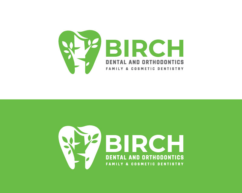 Logo Design entry 1973135 submitted by ninjadesign to the Logo Design for Birch Dental and Orthodontics run by lhalikias