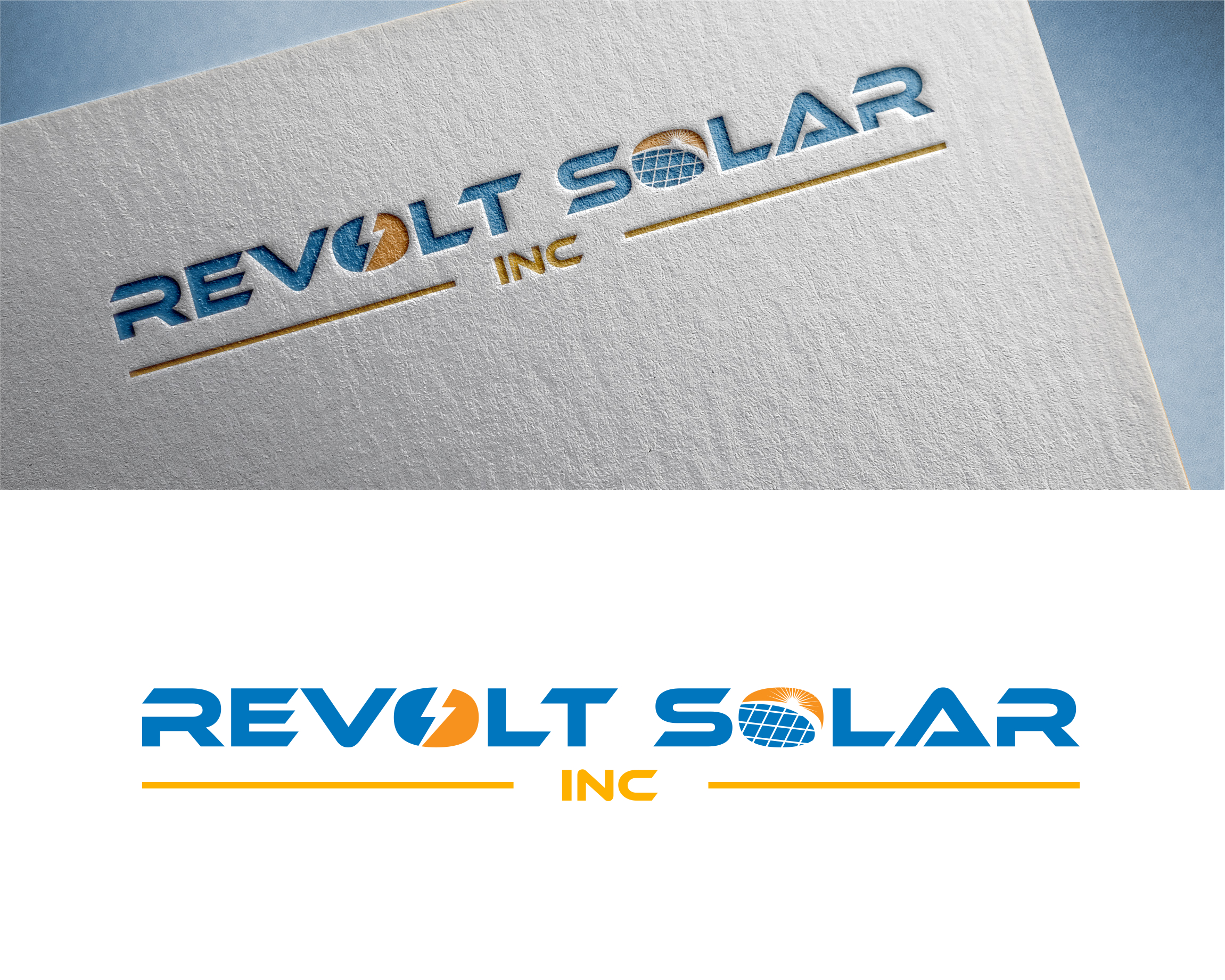 Logo Design entry 1974809 submitted by berlianapril to the Logo Design for ReVolt Solar, Inc. run by TomHolbrook