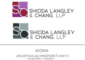 Logo Design Entry 1979890 submitted by emiface to the contest for Shioda Langley & Chang, LLP run by Bklawyer