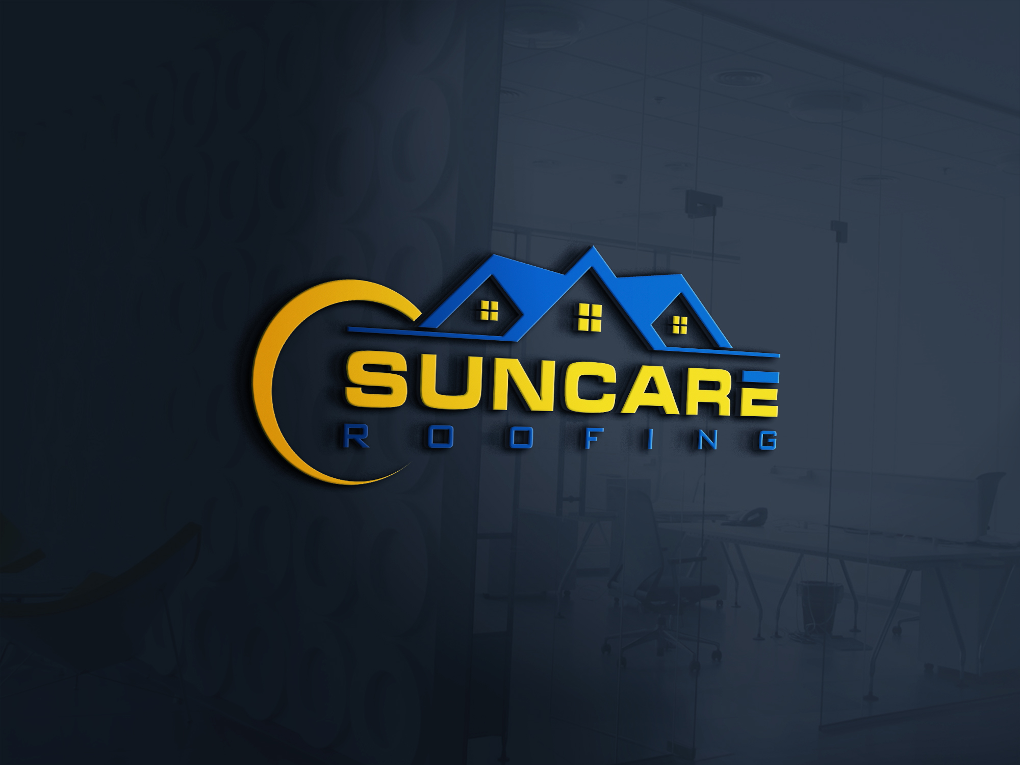 Logo Design entry 1981017 submitted by makrufi to the Logo Design for SunCare Roofing run by andrewsroofing