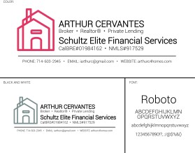 Logo Design Entry 1981297 submitted by emiface to the contest for Schultz Elite Financial Services & Arthur Cervantes Realtor®/Broker/Lending run by iarthurc@gmail.com