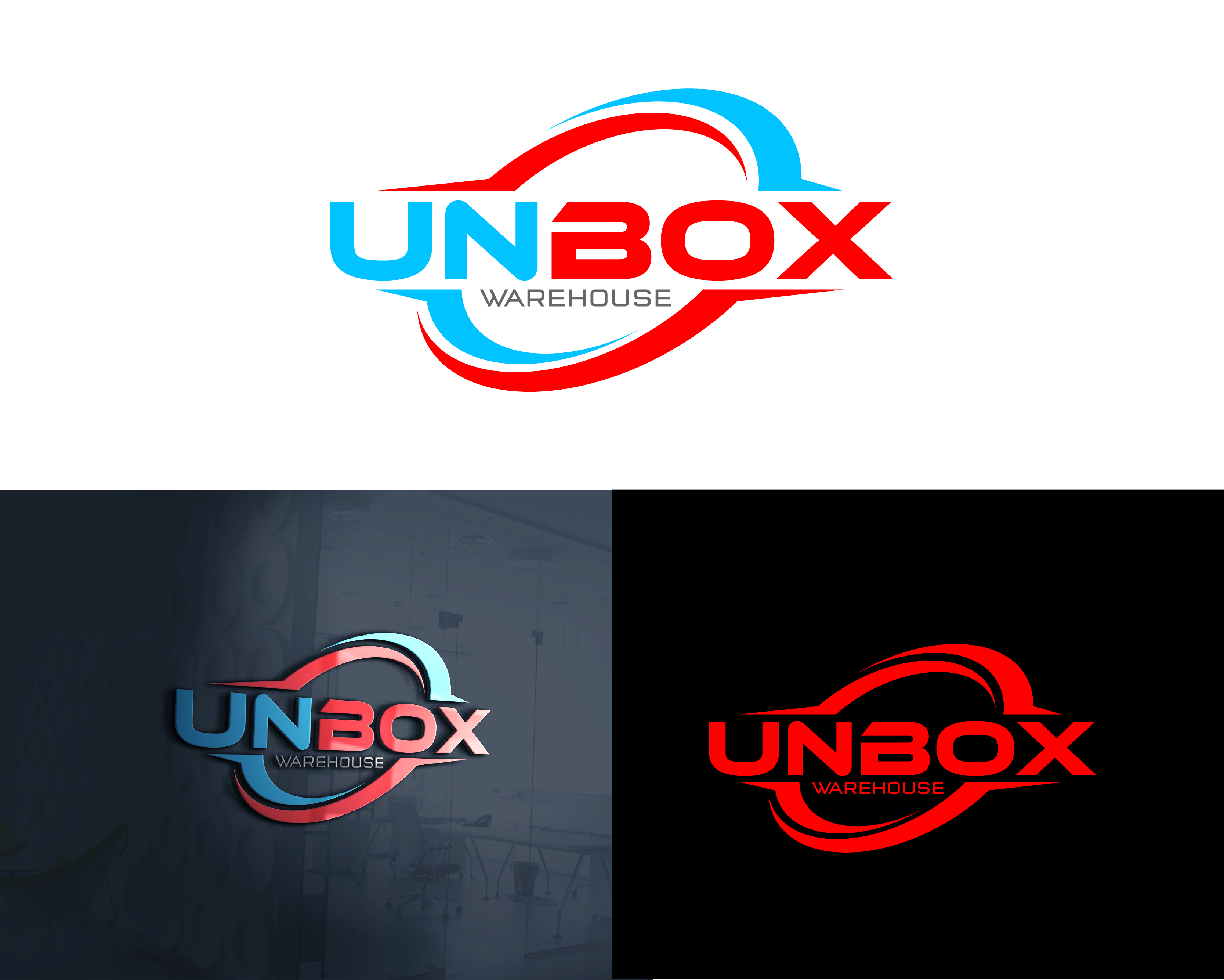 Logo Design entry 1982591 submitted by atikh3080 to the Logo Design for Unbox Warehouse run by benson8708