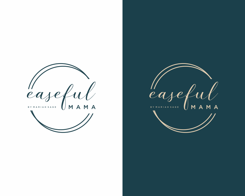 Another design by okley submitted to the Logo Design for Easeful Mama  by MariahLSage