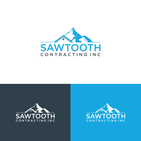 Logo Design entry 1985585 submitted by andsue to the Logo Design for Sawtooth Contracting Inc run by jlcrowley2