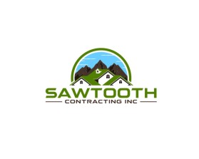 Logo Design entry 1985594 submitted by andsue to the Logo Design for Sawtooth Contracting Inc run by jlcrowley2