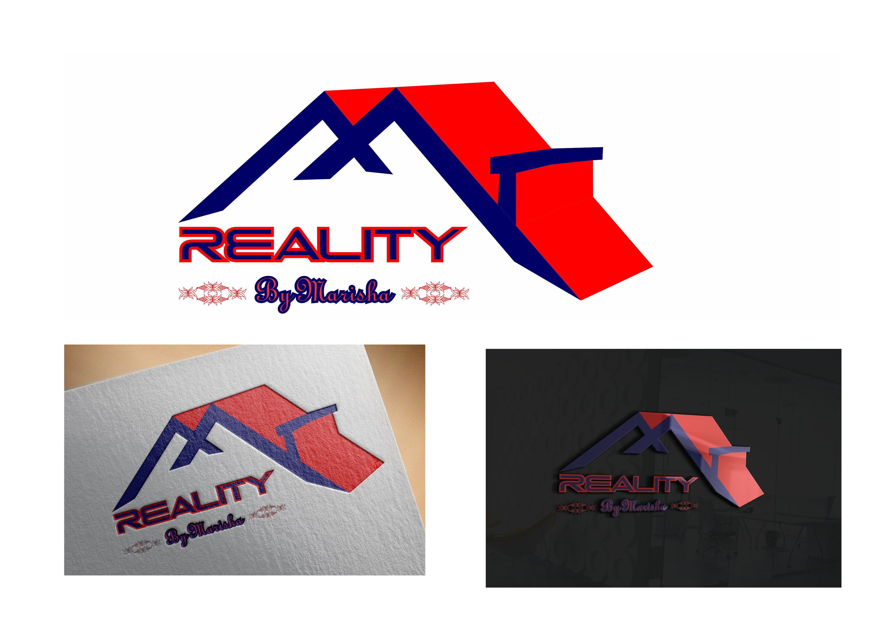 Logo Design entry 1986522 submitted by ANTO421 to the Logo Design for Reality by Merisha  run by Merisha 