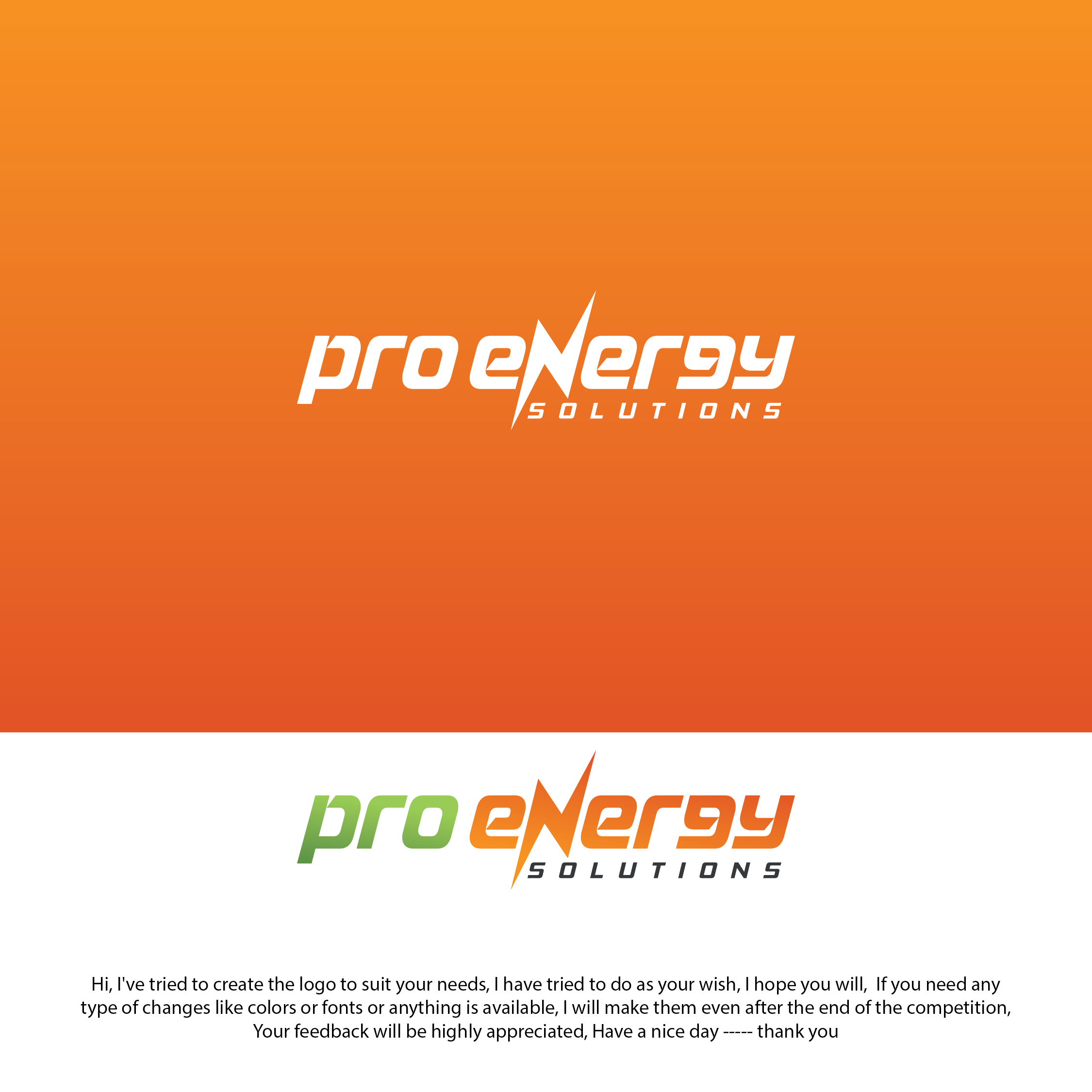 Logo Design entry 1986757 submitted by ENVIRON to the Logo Design for Pro Energy Solutions run by CesarOlivo17