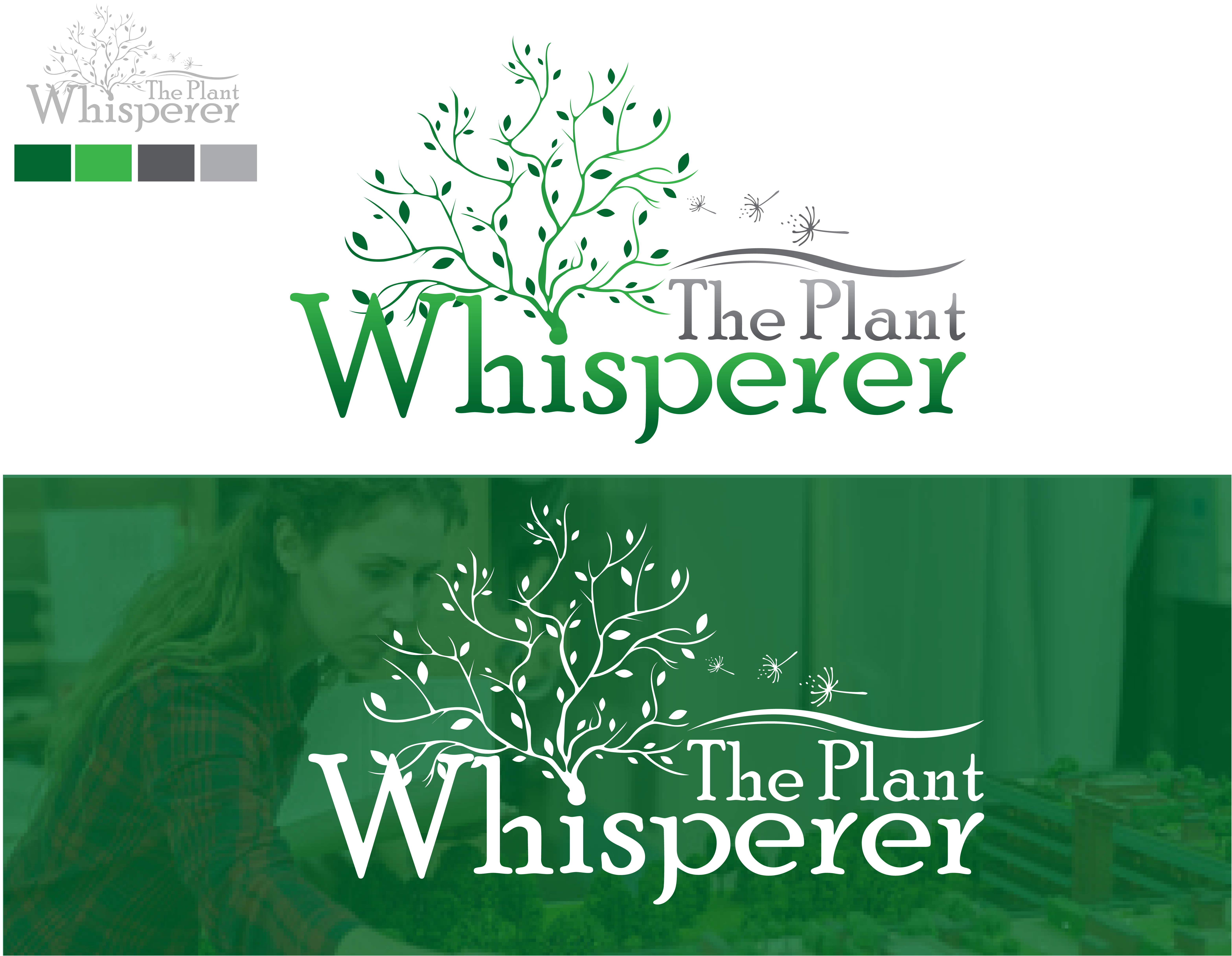 Logo Design entry 1987634 submitted by Sasandira to the Logo Design for The Plant Whisperer run by Butterflyaway9