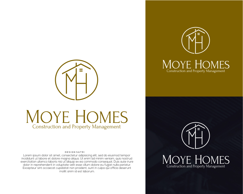 Logo Design entry 1989114 submitted by SATRI to the Logo Design for Moye Homes  run by morgan.n.lindsay