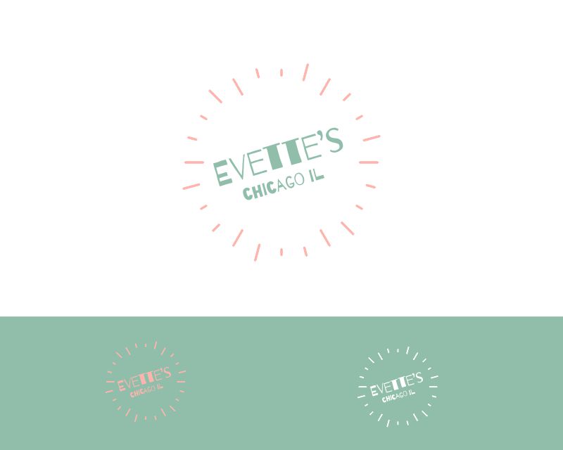 Logo Design entry 1989523 submitted by mikka_luv to the Logo Design for Evette's run by Mitchell@evetteschicago.com