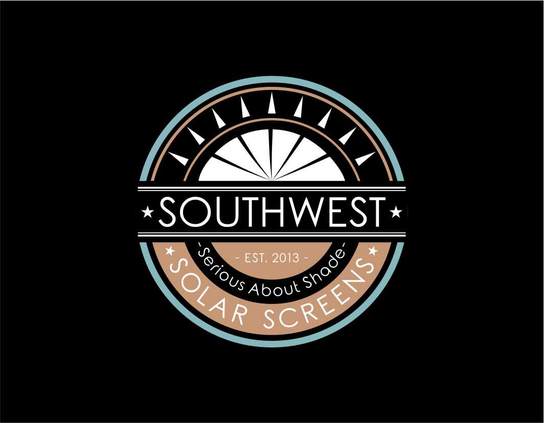 Logo Design entry 1989676 submitted by EbenHaezer to the Logo Design for Southwest Solar Screens run by MariahLSage