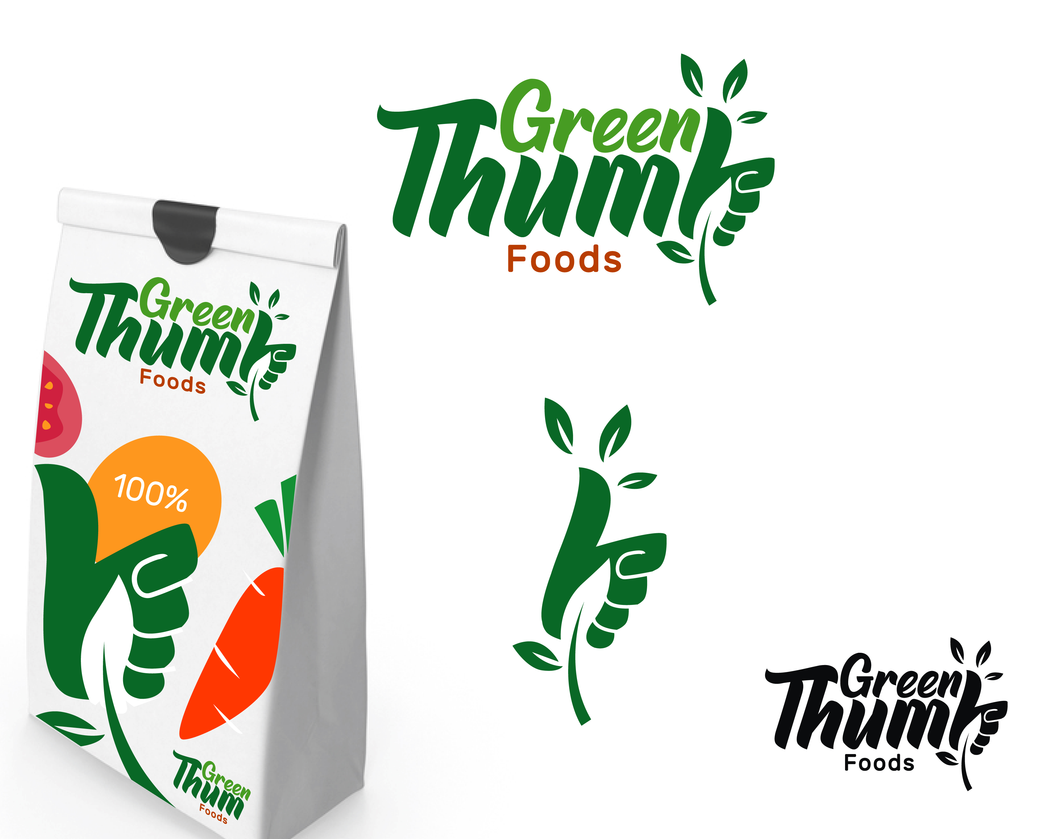 Logo Design entry 1994518 submitted by OM18 to the Logo Design for Green Thumb Foods run by kipvernier@cox.net