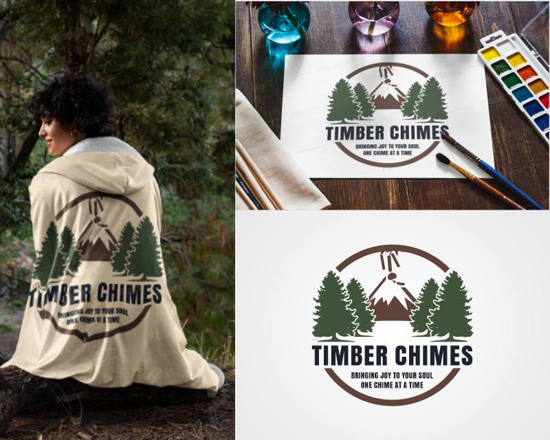 Logo Design entry 1996577 submitted by jump.ant to the Logo Design for TIMBER CHIMES run by Timberchimes