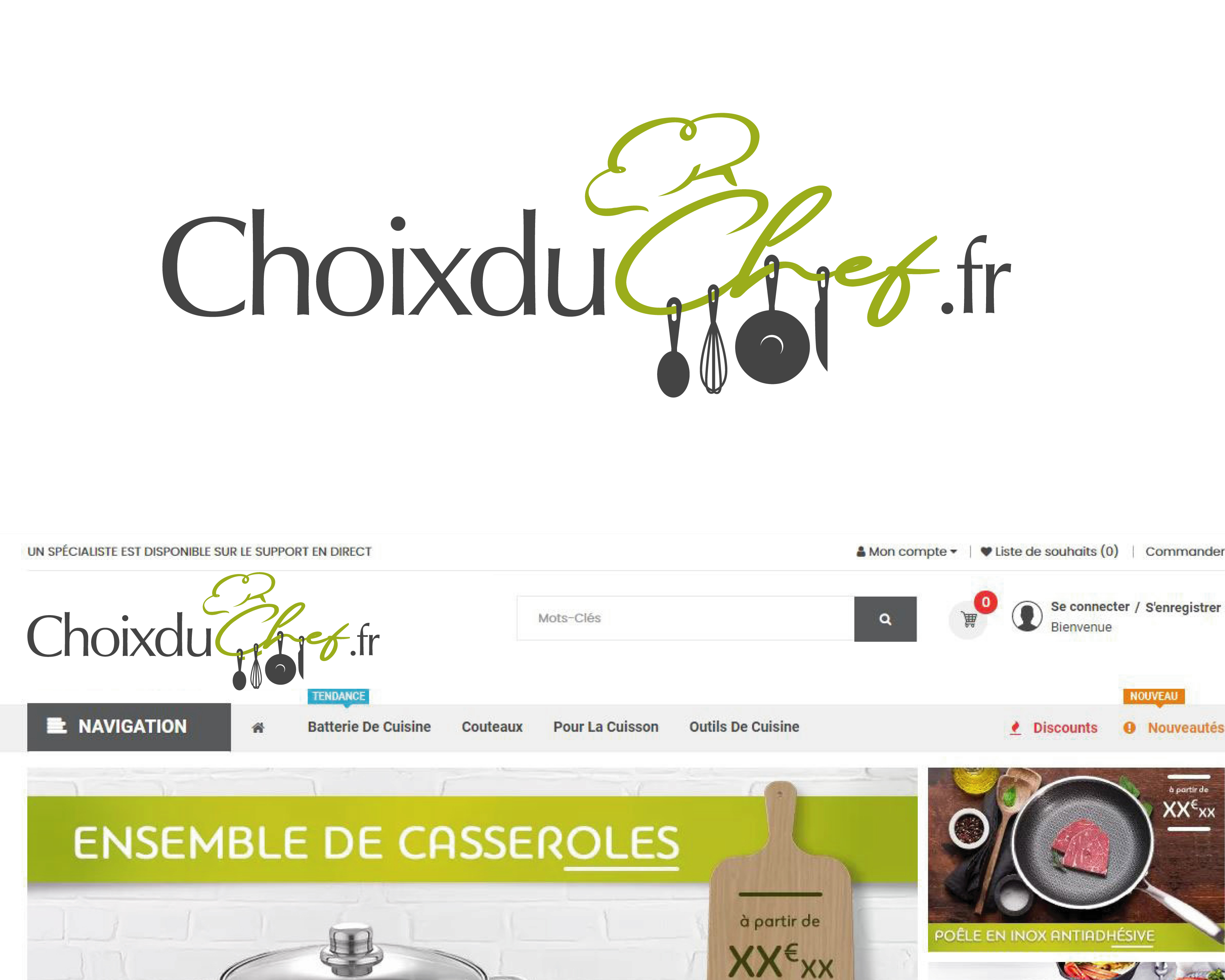 Logo Design entry 1998650 submitted by OM18 to the Logo Design for ChoixduChef.fr run by northtrex39