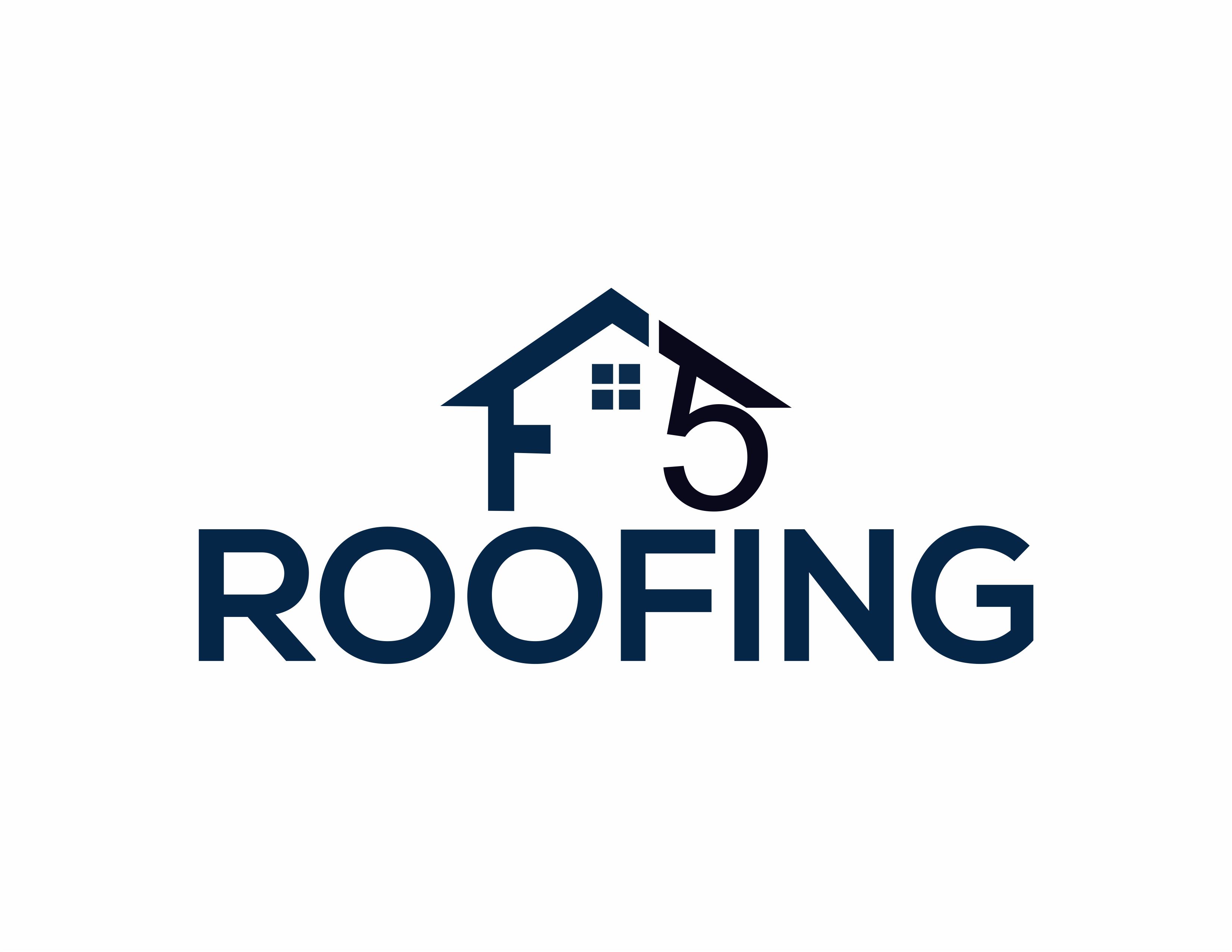 Logo Design entry 2002128 submitted by Laura19 to the Logo Design for F5 Roofing run by F5operations0723