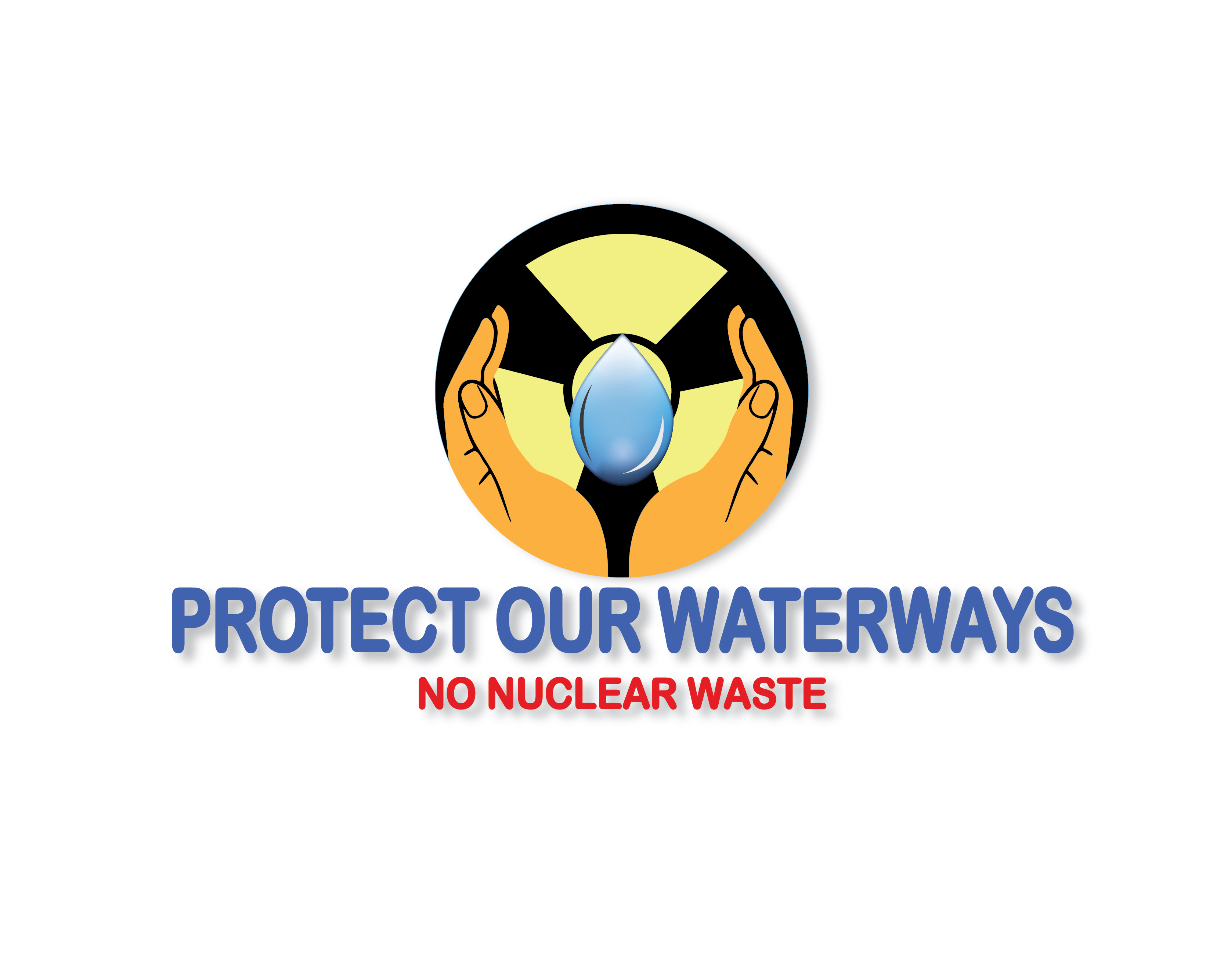 Logo Design entry 2002389 submitted by entrocreation to the Logo Design for Protect Our Waterways-No Nuclear Waste run by POW