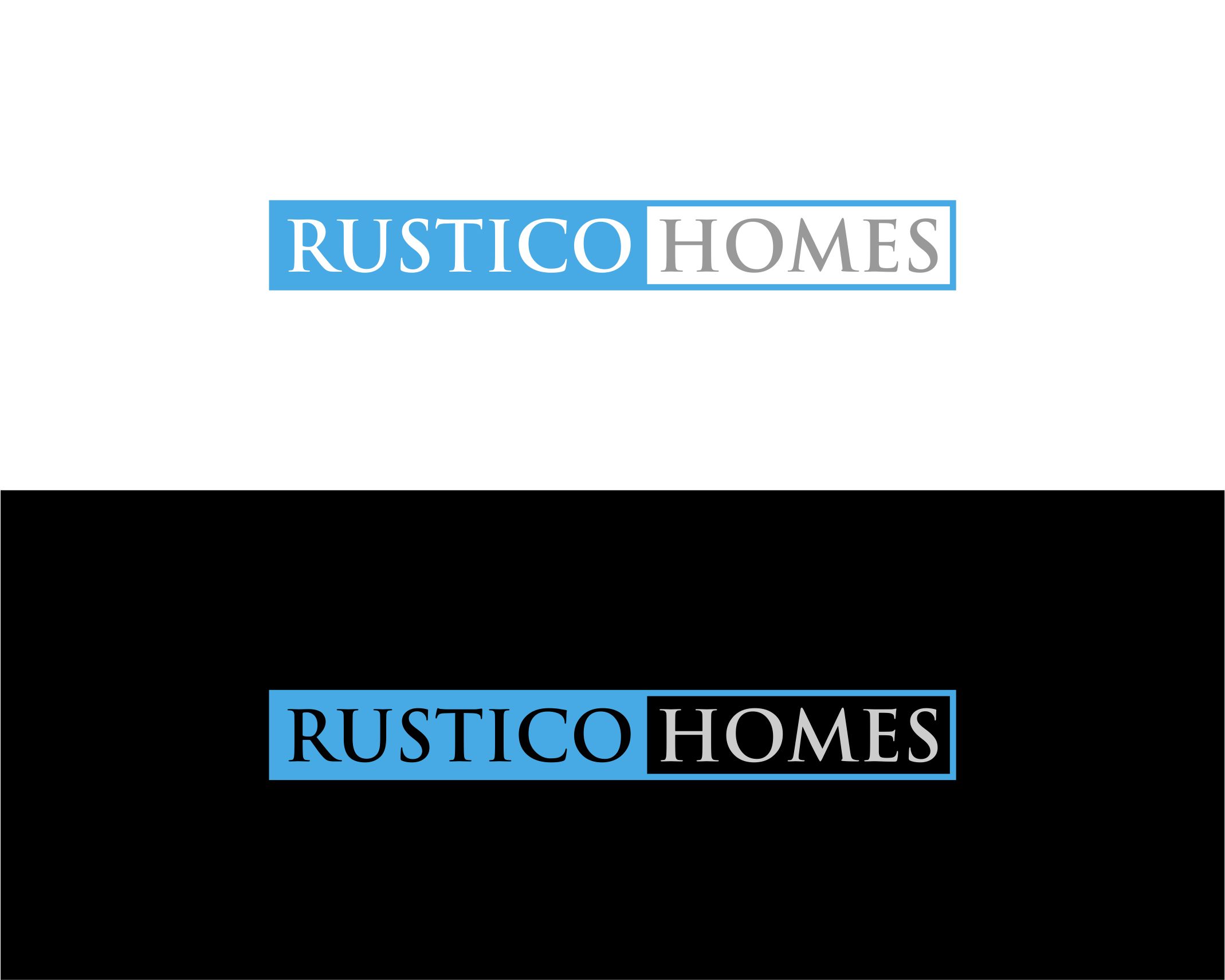 Logo Design entry 2003851 submitted by hery_cdt to the Logo Design for Rustico Homes run by lhenryp1