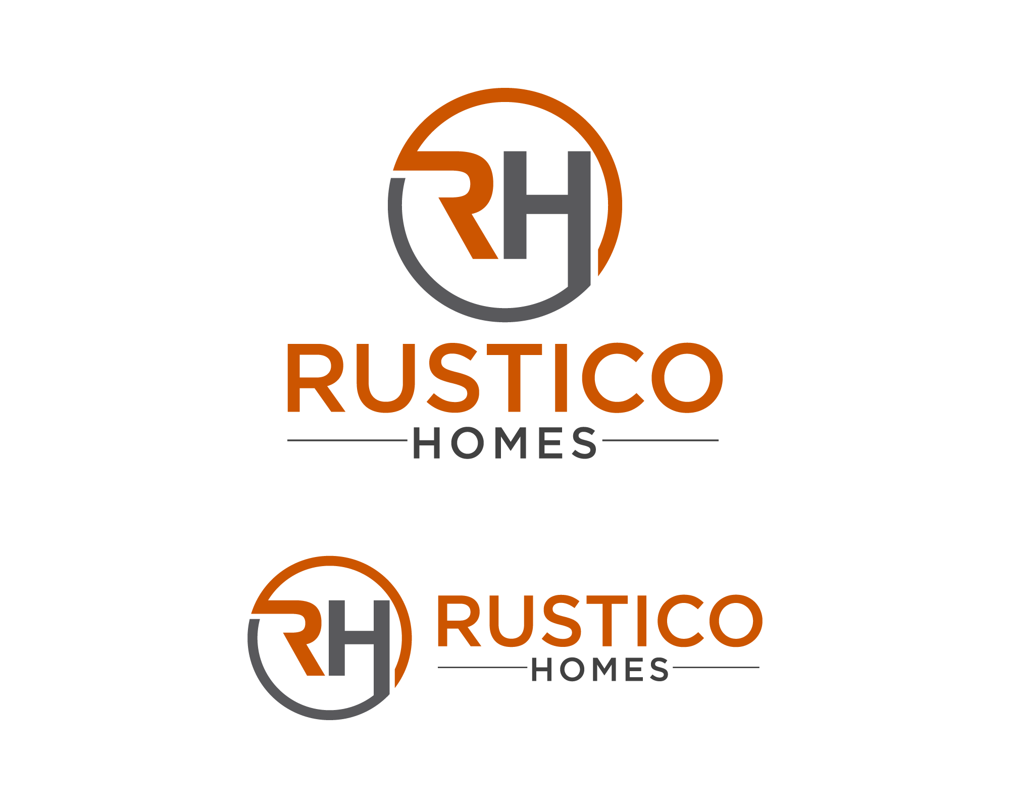 Logo Design entry 2003851 submitted by dsdezign to the Logo Design for Rustico Homes run by lhenryp1