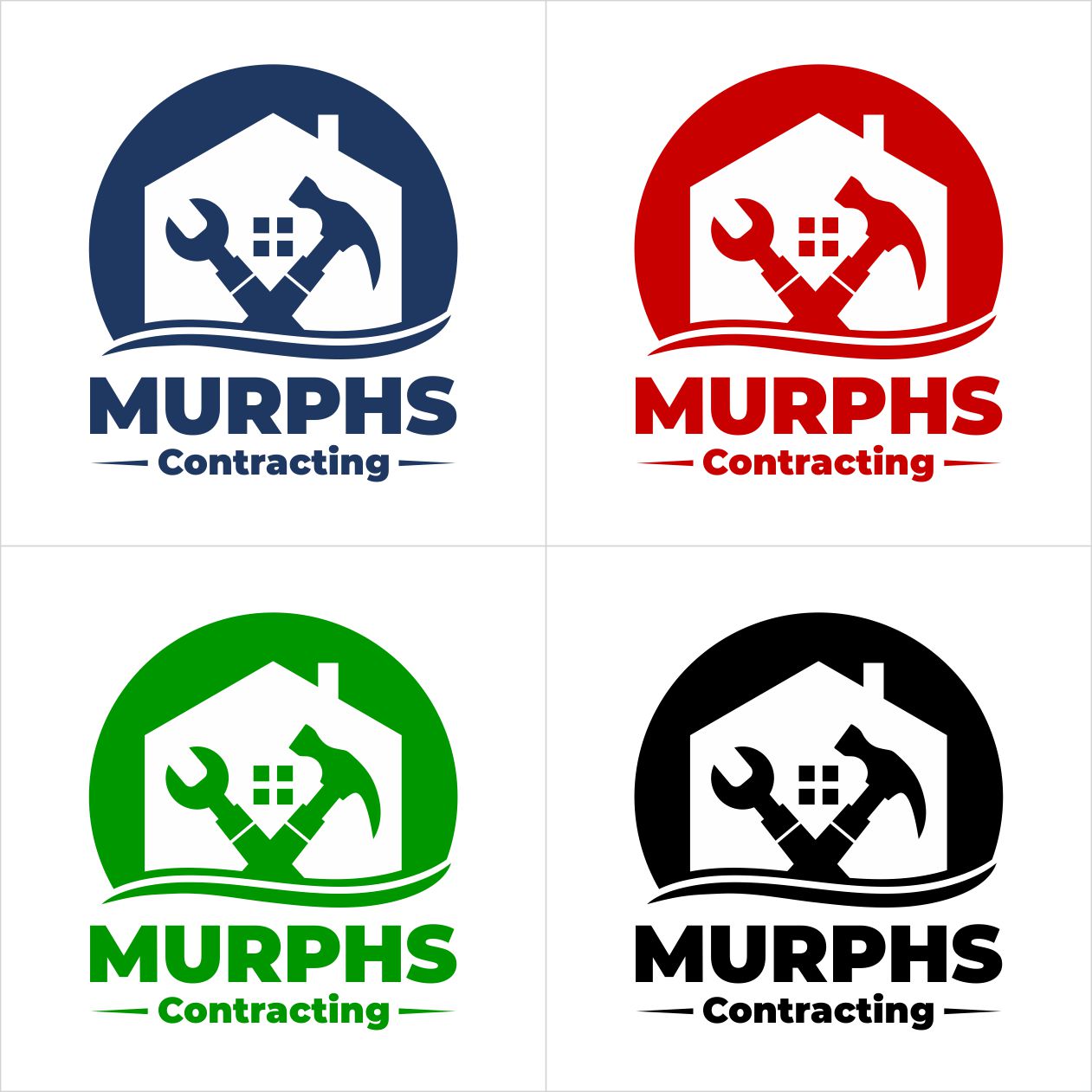 Logo Design entry 2005530 submitted by Harish Kankonkar to the Logo Design for MURPHS Contracting run by The barkingmurph