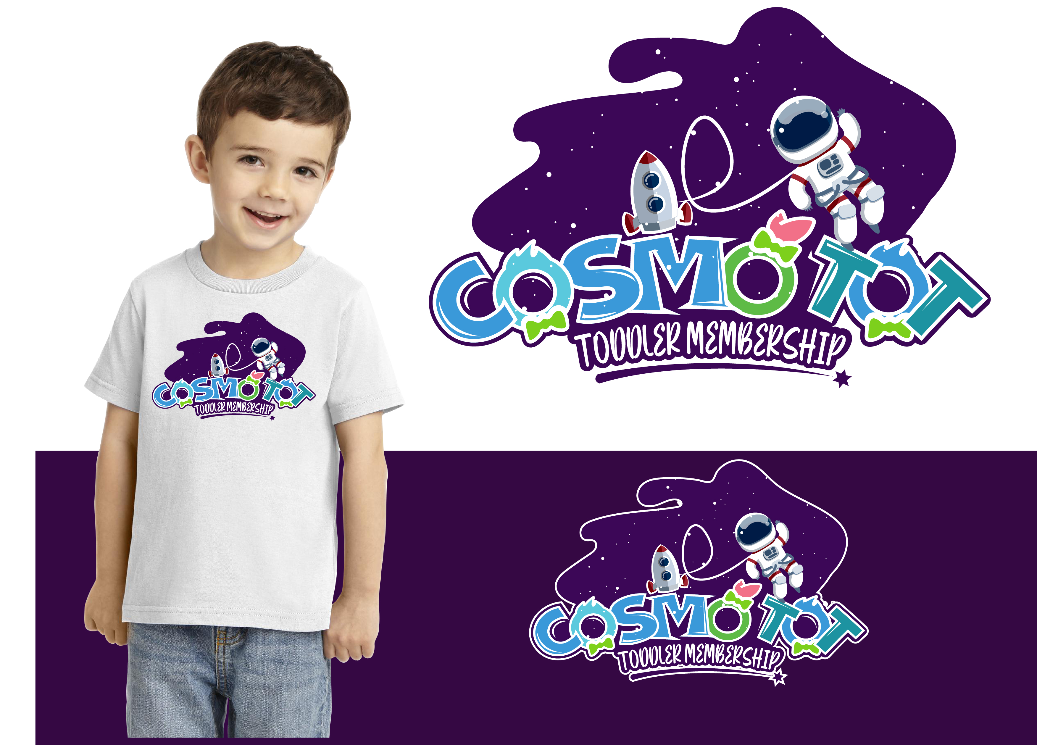 Logo Design entry 2005648 submitted by E-xotic to the Logo Design for Cosmo Tot run by buzztower