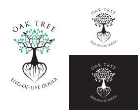 Logo Design entry 2005848 submitted by Design-z to the Logo Design for Oak Tree End Of Life Doula run by bellayael