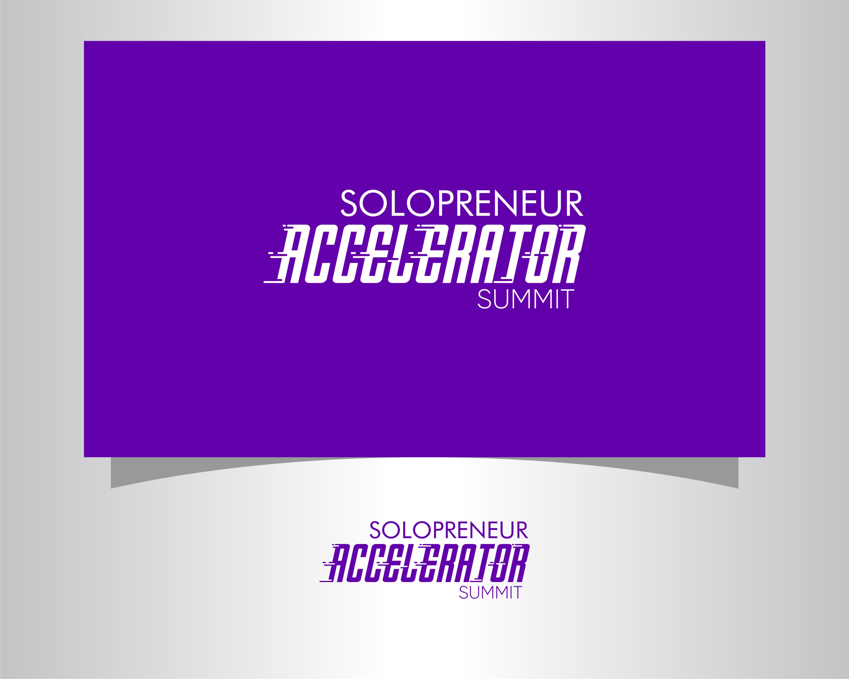 Logo Design entry 2009217 submitted by Logo Allergic to the Logo Design for Solopreneur Accelerator Summit run by jakeeriksen