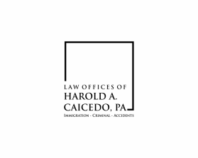 Logo Design entry 2011688 submitted by nsdhyd to the Logo Design for Law Offices of Harold A. Caicedo, PA run by haroldcaicedo.com