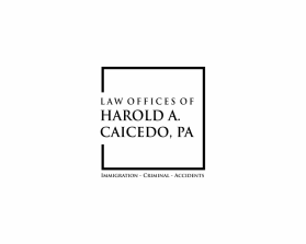 Logo Design entry 2011689 submitted by irfankhakim to the Logo Design for Law Offices of Harold A. Caicedo, PA run by haroldcaicedo.com