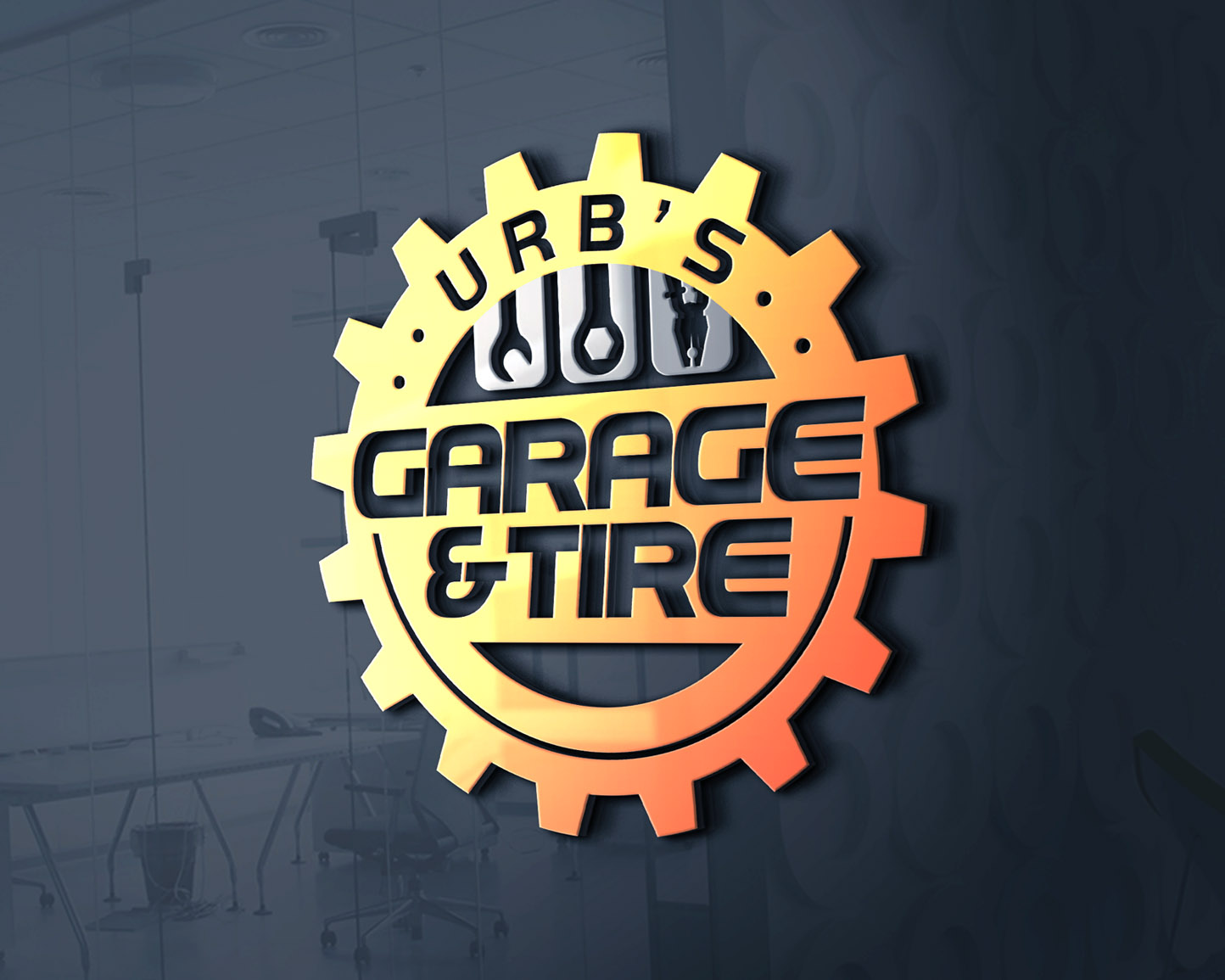 Logo Design entry 2011839 submitted by quimcey to the Logo Design for Urbs Garage and Tire run by Rybred