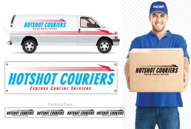 Logo Design entry 2012348 submitted by Shark Attack to the Logo Design for HotShot-Couriers.com run by HotShotCouriers