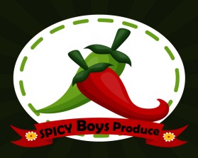Logo Design entry 2016735 submitted by Novin to the Logo Design for Spicy Boys Produce run by spicyboysproduce