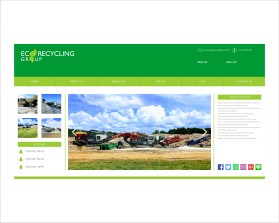 Web Design entry 2017128 submitted by hustlermen to the Web Design for Eco Recycling Group run by cbullington