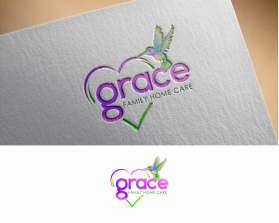 Logo Design entry 2017614 submitted by Sugestahandayani_ to the Logo Design for Grace Family Home Care run by Stacey3880