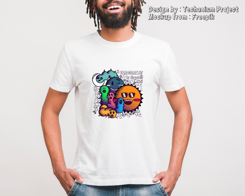 T-Shirt Design entry 2018145 submitted by Syauqy26 to the T-Shirt Design for tardigreat  run by tardigreat