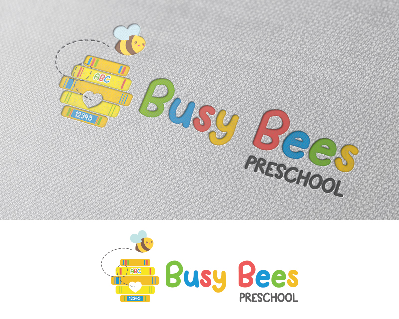 Logo Design entry 2018465 submitted by Camo Conception to the Logo Design for Busy Bees Preschool run by Grownsk