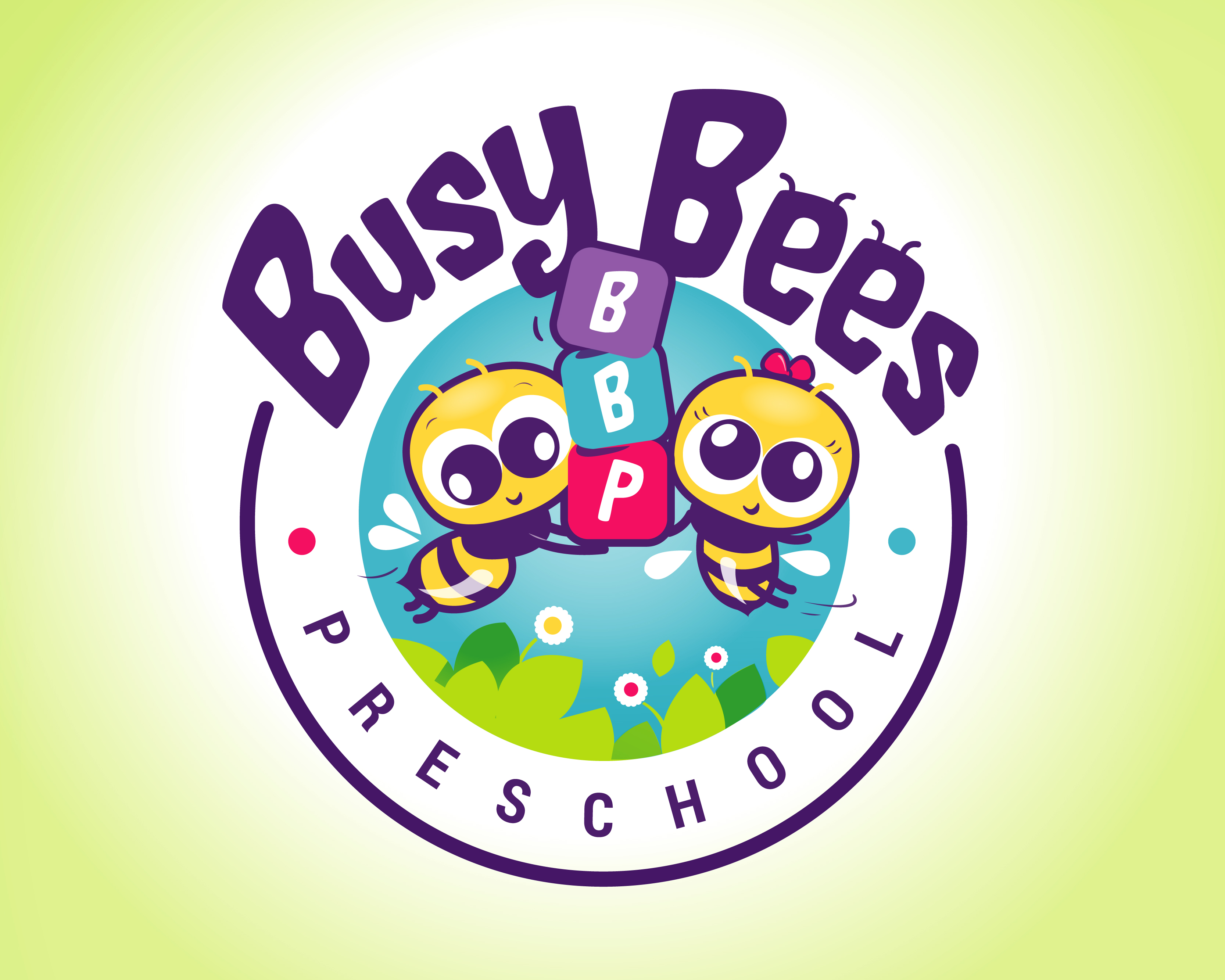 Cute Bee Logo Design
