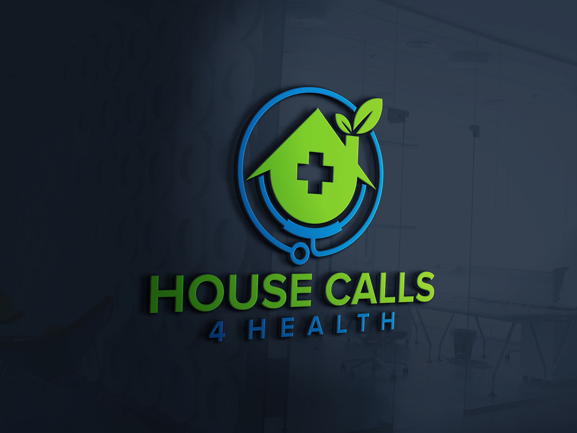 Logo Design entry 2028865 submitted by makrufi to the Logo Design for House Calls 4 Health run by Renster