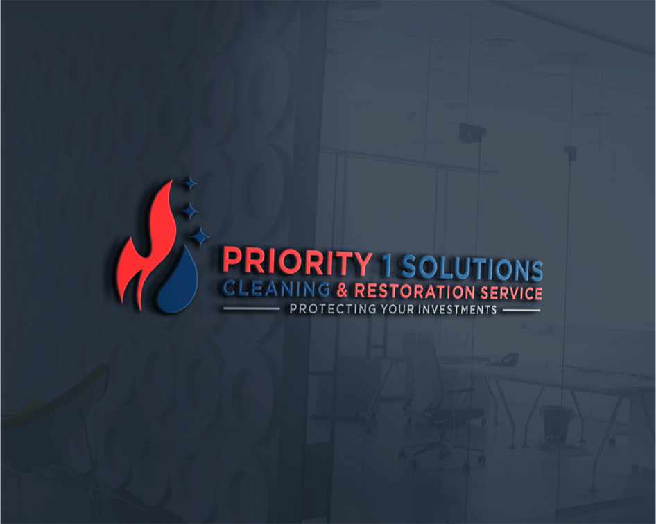 Logo Design entry 2028998 submitted by McRiver to the Logo Design for Priority 1 Solutions - Cleaning and Restoration Services run by Ryan1