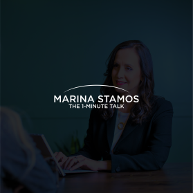 Web Design Entry 2030338 submitted by GEN X to the contest for MARINA STAMOS: The 1-Minute Talk (tm) run by mpstamos