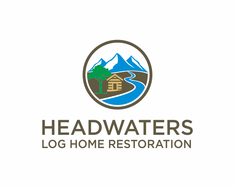 Logo Design entry 2032266 submitted by irfankhakim to the Logo Design for Headwaters Log Home Restoration run by rcmichel18 