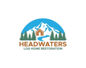 Logo Design entry 2032269 submitted by kevinfelix to the Logo Design for Headwaters Log Home Restoration run by rcmichel18 